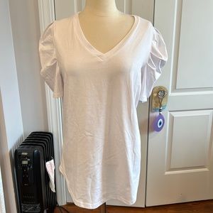 New! With tags white t shirt
